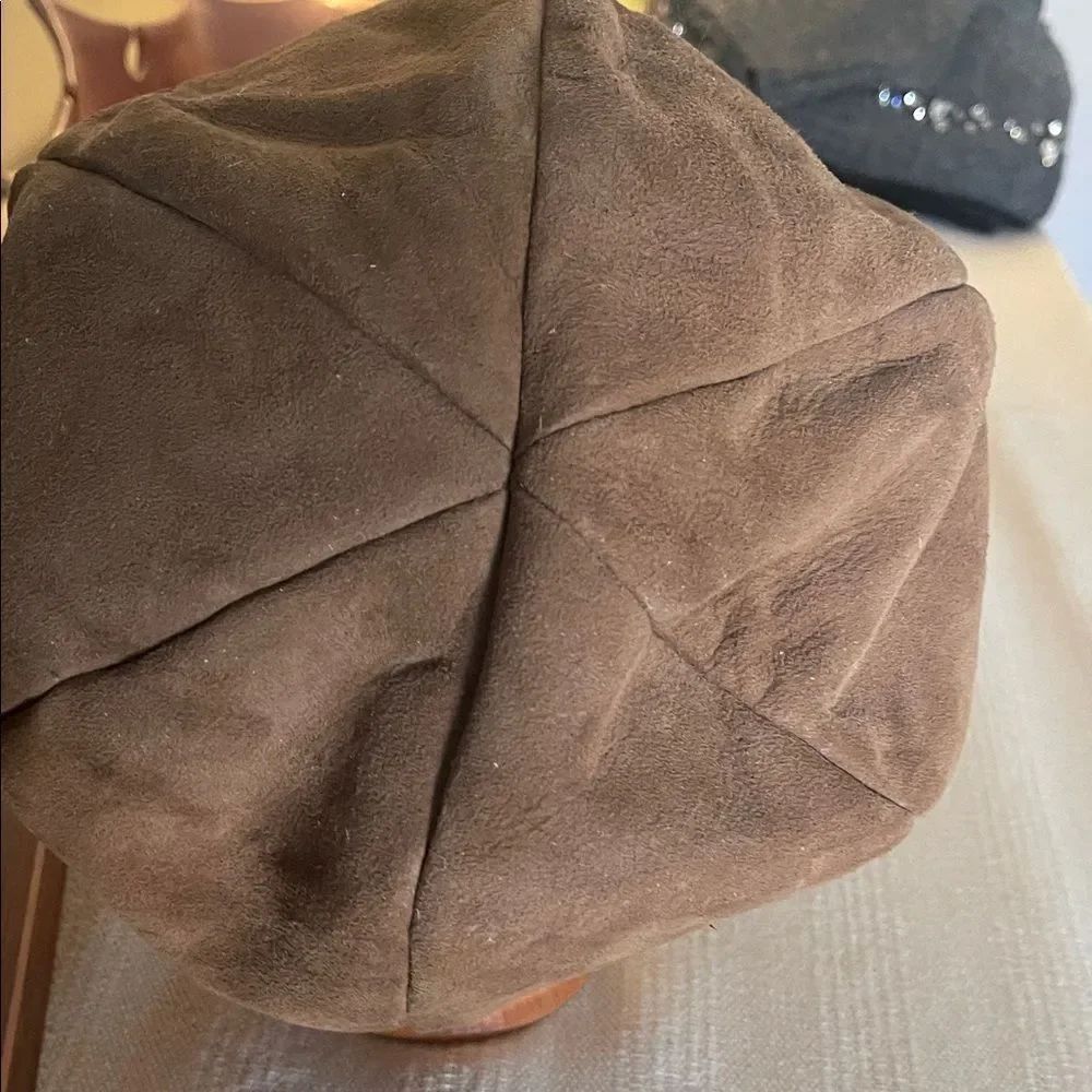 Brown Suede Bucket Hat - Picture 3 of 5